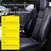 Dashboard Wax: Car Interior Plastic Restorer & Black Coating for Instrument Panel Polishing and Maintenance.