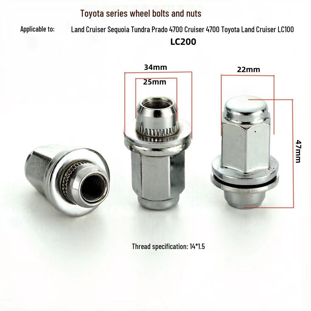 Toyota Land Cruiser Prado, Sequoia, Tundra Tire Bolts Wheel Nuts 90942-01103