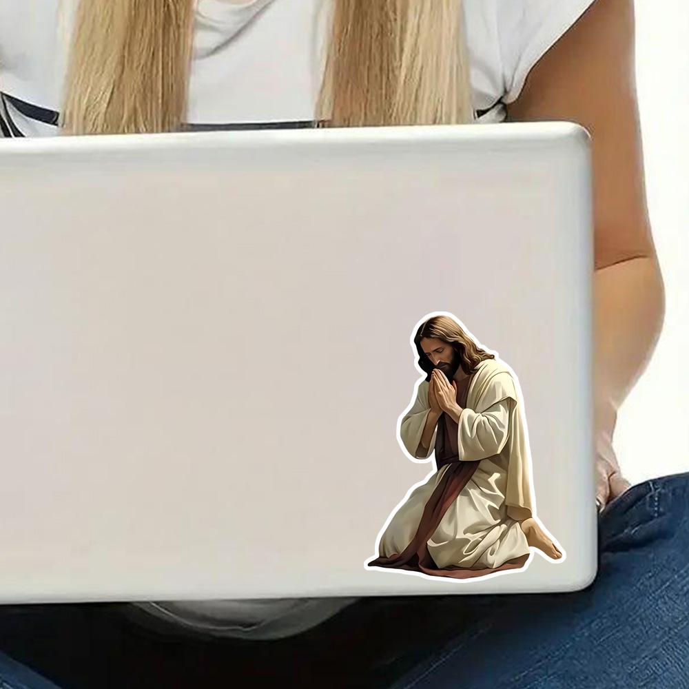 Jesus Prayer Shelter Artistic Car Sticker Vinyl Decal Waterproof Rear Window Motorcycle Camper Bumper Truck Laptop Decoration JM22