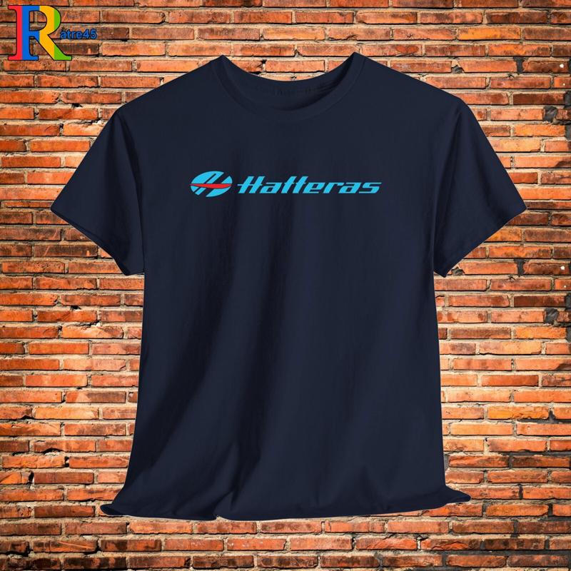 Hatteras Sportfish Yachts Logo Black Grey White Navy Red Orange Cho T Shirt S 5XL