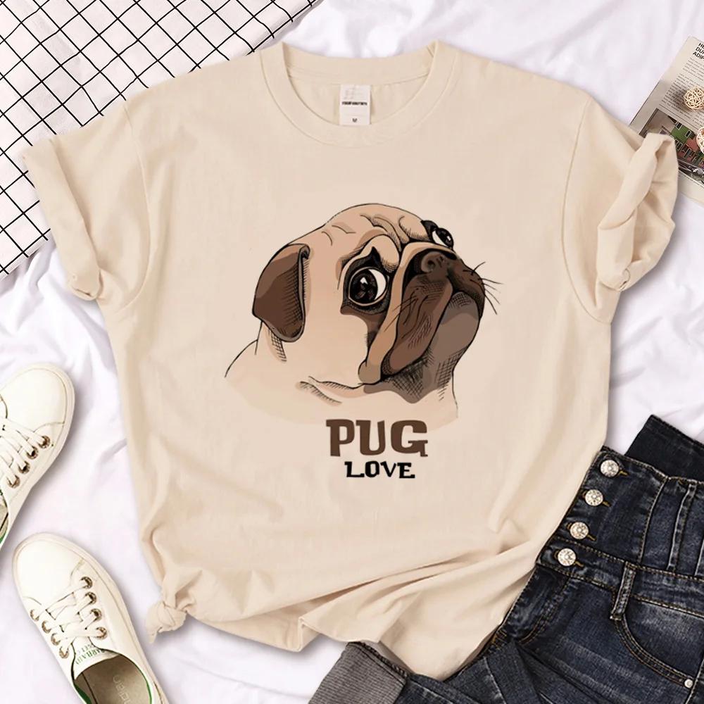 ZX Tee Pug tshirt women anime t-shirts female Japanese clothes  women clothes t shirt women kawaii clothes