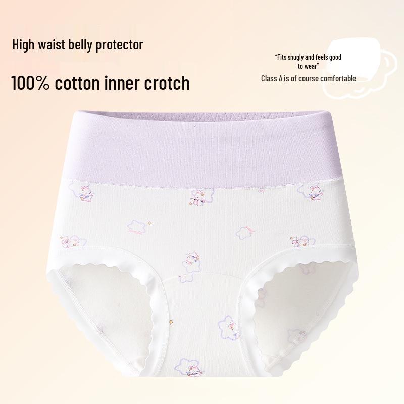 Custom High-Waisted Cotton Briefs for Older Girls – No Wedgies, Class A Quality