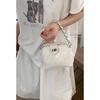 Spring Fashion Rhombus Chain Bag Women's 2025 New Niche Clip Underarm Bag Korean Shoulder Bag Crossbody Bag