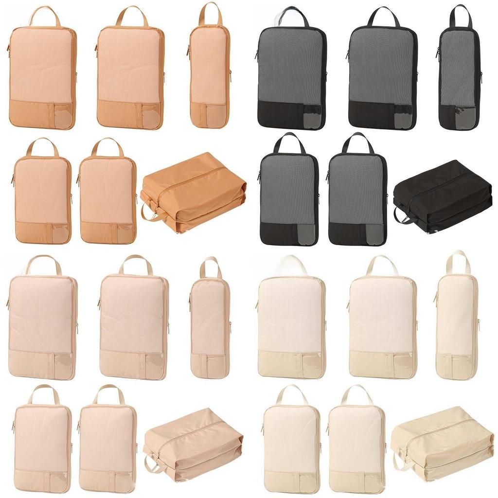 Travel Storage Organizer Set With Oxford Cloth For Packing And Moving