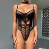 Erotic Lingerie Mesh See-through One-piece