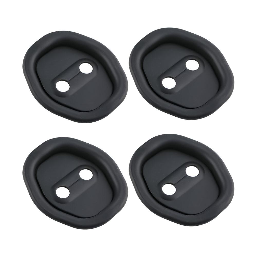 4pcs Silicone Car Door Mute Damping CushionSilicone Door Lock Buckle Cover for BYD Song Plus Atto 3 Han EV Dolphin Tang DM Qin