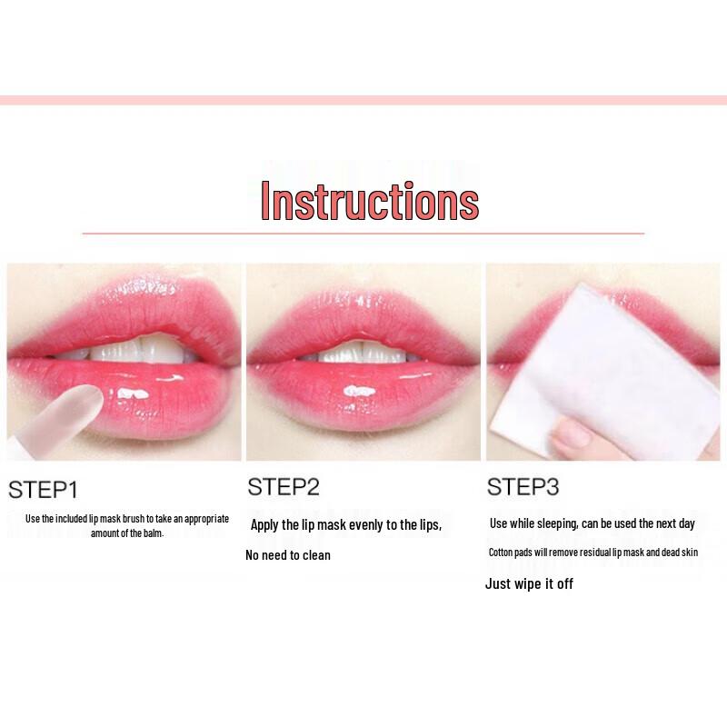 Leezi Pink Hydrating Lip Mask 12g