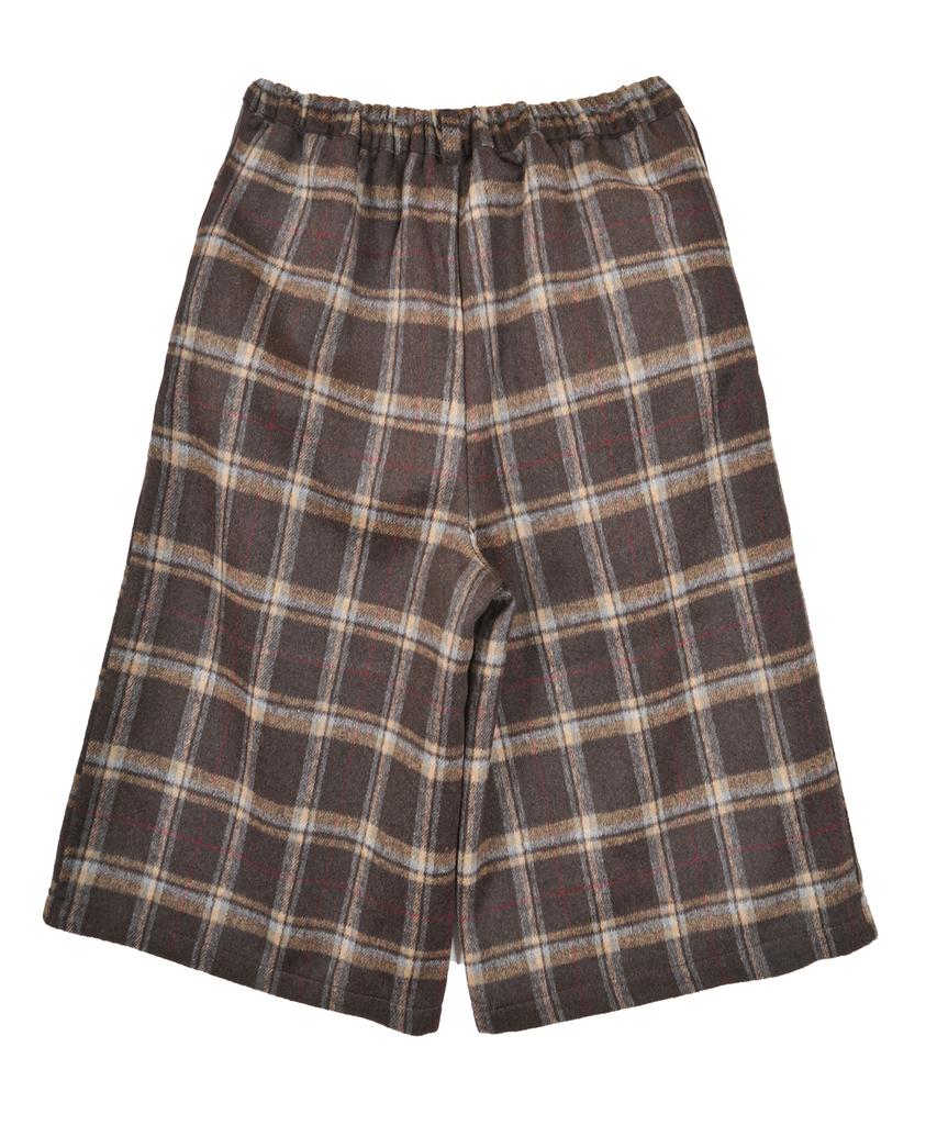 KATHARSIS Belted Bermuda Shorts Brown Check One Size