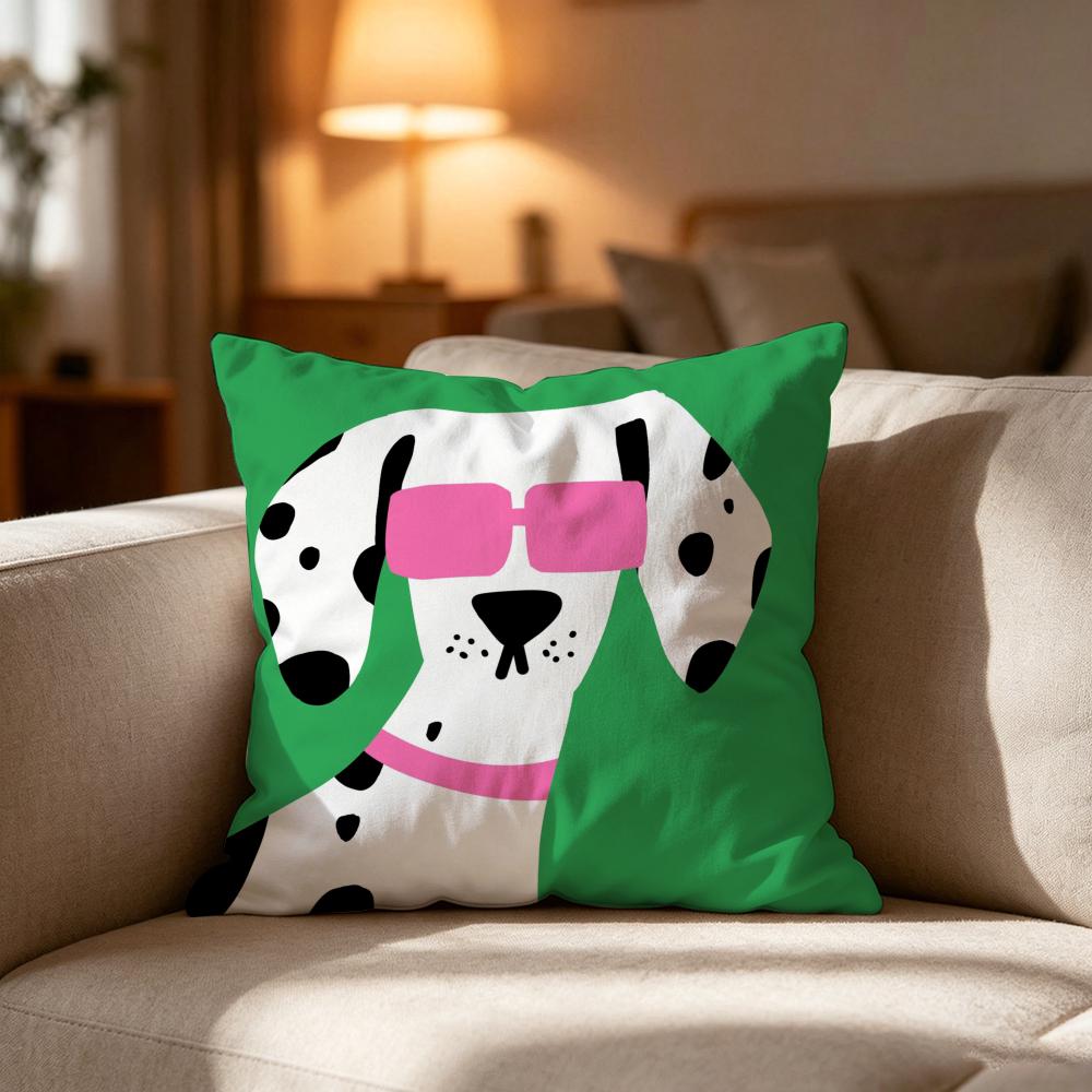 Cartoon Animal Pillow Case Cushion Cover Soft Washable Pillow Case Multi-Scene For Couch Bed Travel Office Use