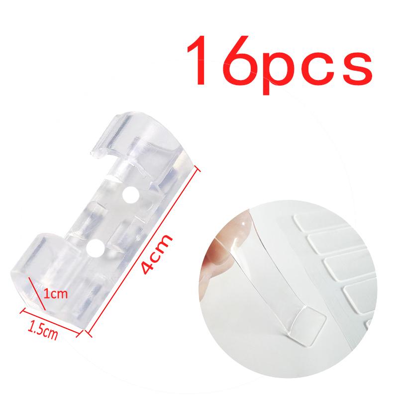 Adhesive Cable Clips Wire Holder For Wall Clear Strong Self-Adhesive Stickers Cord Management Organizer for Desk Car Office Home