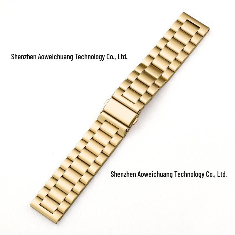 Universellt Metall Rostfritt Stål Klockarmband för Apple, Samsung, Huawei