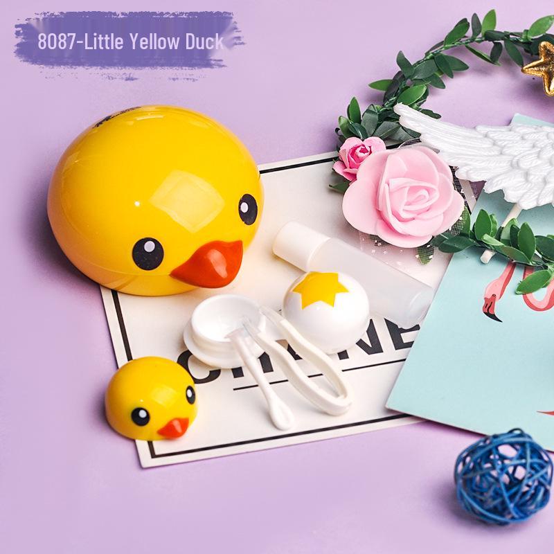 Kaida Cute Cartoon Invisible Contact Lens Case - Portable New Style 8087