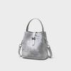 Bucket bag women's new women's bag Crossbody handbag leather high-end shoulder bag luggage