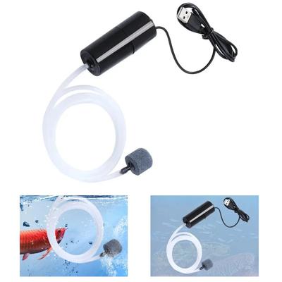 Aquarium Sauerstoffluftpumpe USB Kleiner Sauerstoffator für Aquarium Leiser Luftkompressor Mini Belüfter Tragbares Aquariumzubehör