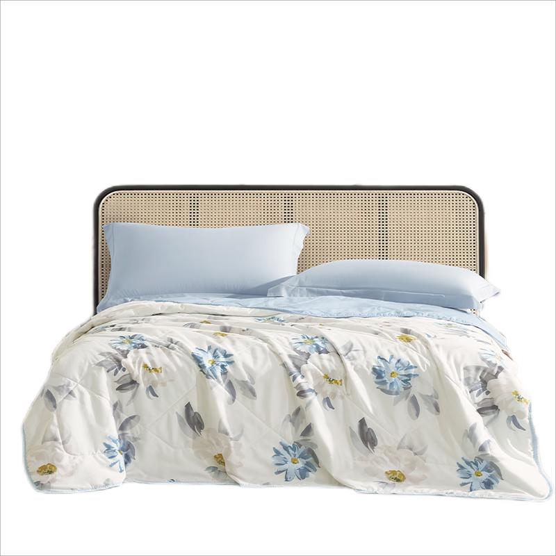

Mengjie Summer Flowers Washable Quilt