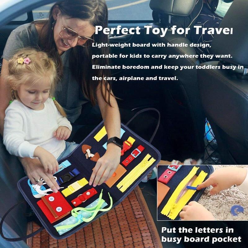 Montessori Toys Early Educational Fine Motor Training Self-Care Ability Children Game Preschool Kids Toy For Girls Boys