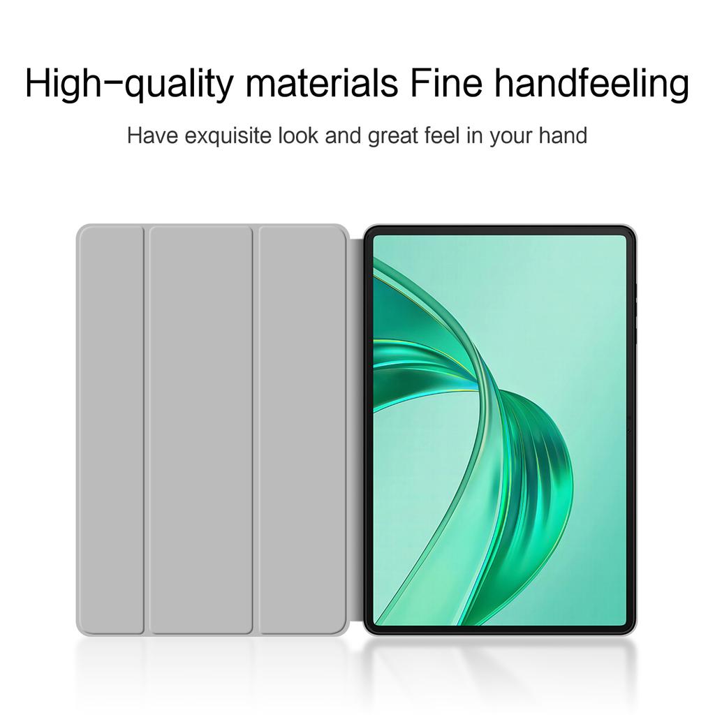 For Honor Pad X8a Case PU Leather TPU Back Trifold Stand Tablet Cover