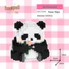 Apple Heart Panda LEGO Compatible Summer Toys: Children's Puzzle & Building Blocks Set