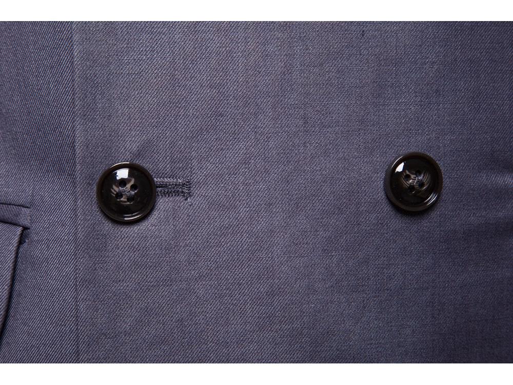 Ανδρικό Στενό Γιλέκο Κοστουμιού Ευρωπαϊκού Στυλ Δίκουμπο - Συλλογή Φθινόπωρο/Χειμώνας 2018