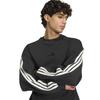 KIT Sweat Crew BW222 2L [Adidas] 3-Stripes Men's Black/Off-White (KW2370)