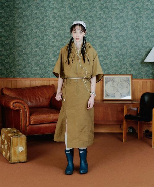 NUUKFITTER 838 Slit Long Skirt_Women [Beige]