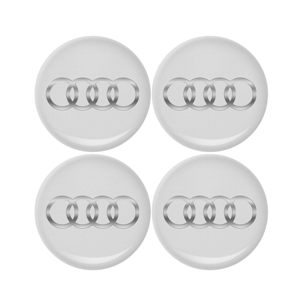 2026 Hot 56/60/63/65/68mm Car Wheel Stickers Center Hub Cap Badge Cover For Audi A3 8P 8V A6 C8 C7 A4 B7 S8 A8 D3 D4 A5 A8 Q3 Q5 RS Sline
