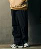 WHOLOVESART Nylon Parachute Pants Black