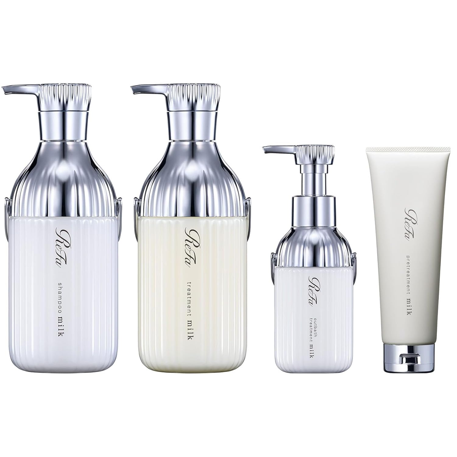 ReFa MILK PROTEIN (set) (White shampoo treatment leave-in pre-hair pack set)