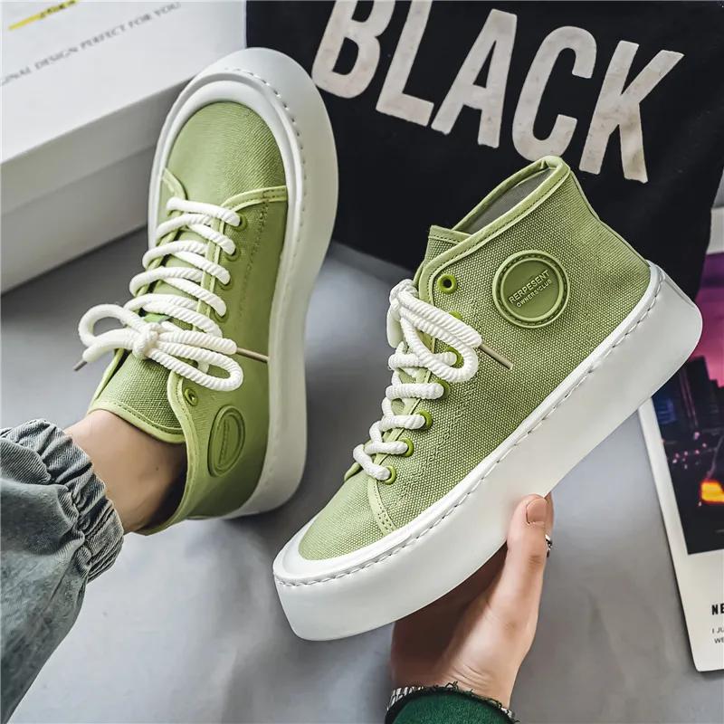 Canvas Skateboard Casual Sneaker Shoes for Men Loafers Men's Sneakers Sports and Leisure Non-slip Apring and Autumn Fashion