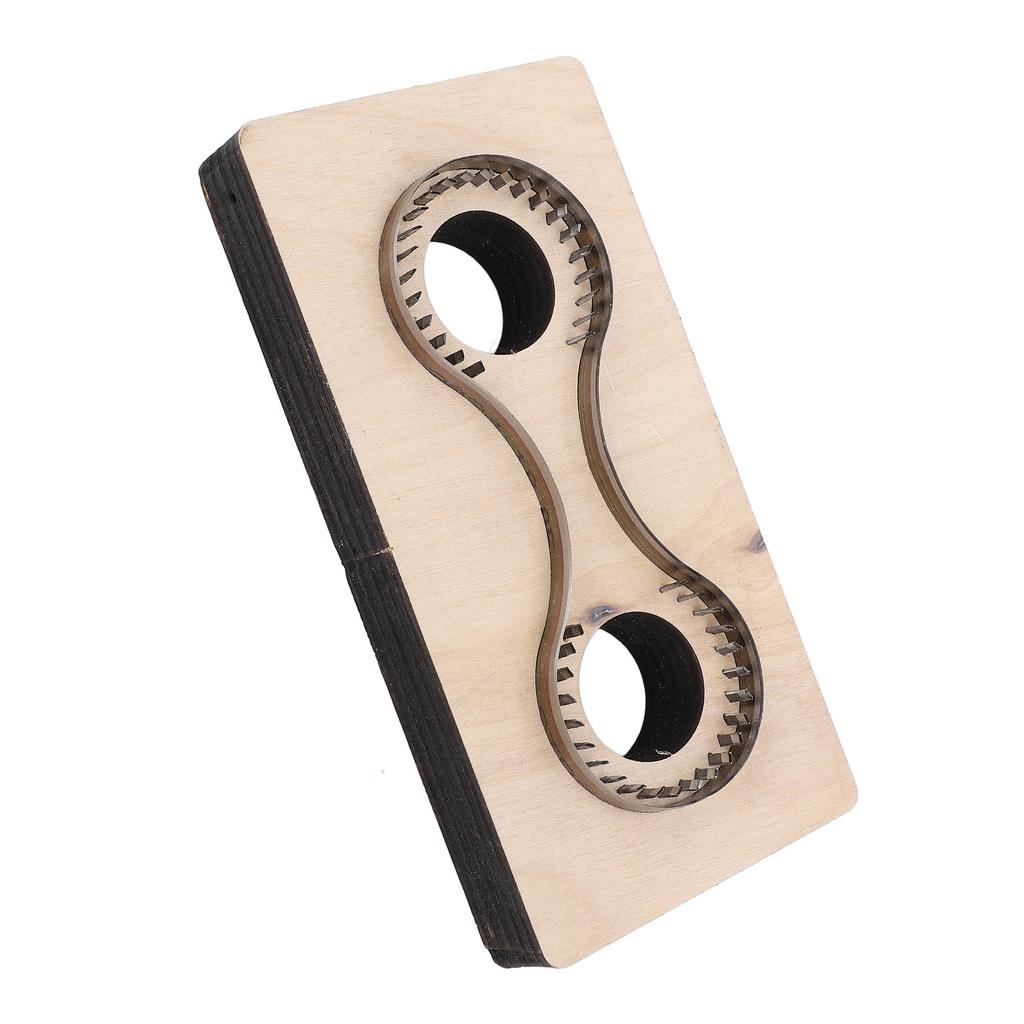 Leather Keychains Cutting Die Wooden Steel Moulding Stamping Punching Template for Leathercraft Hand