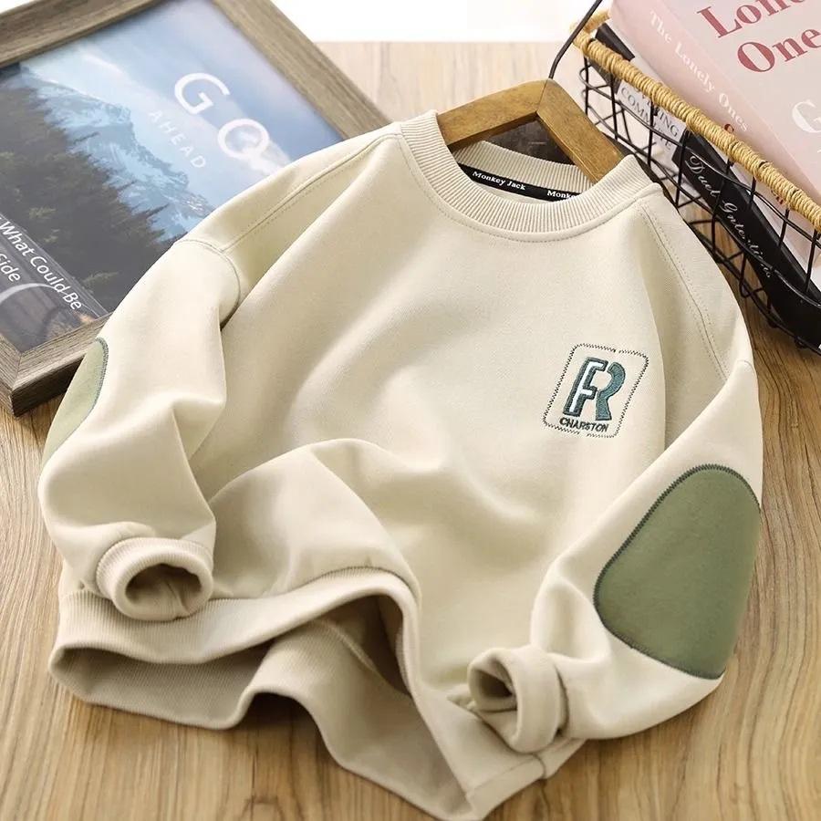 Sudadera de Rayas Gruesas para Niños Otoño Primavera Niñas Suéter Cálido Ropa para Niños Grandes Ropa Deportiva Informal Infantil Abrigos