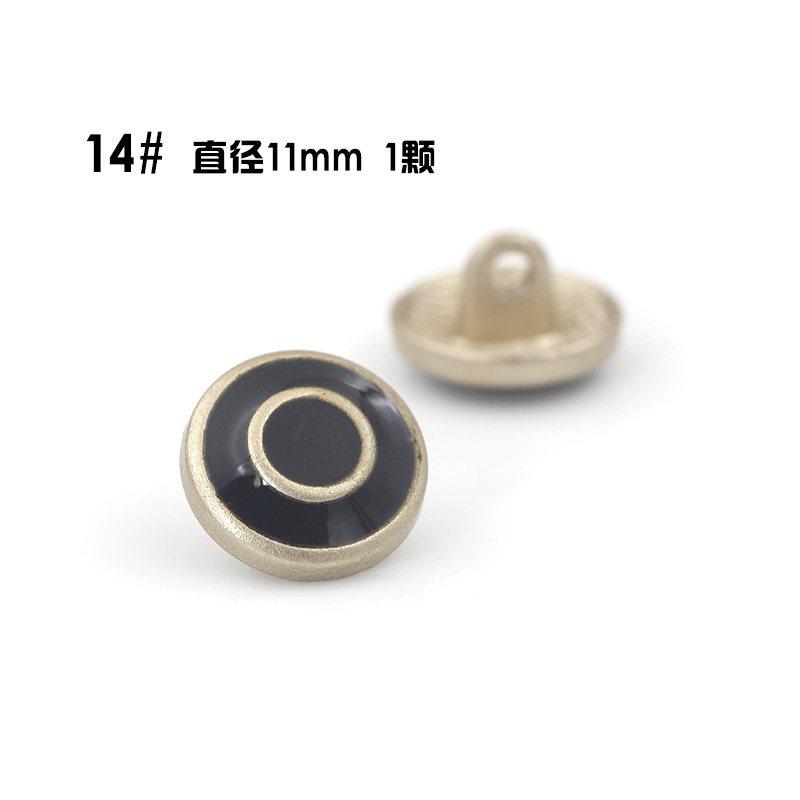 Metallspitze Ölknöpfe Hemdknöpfe Damen Strickpullover Kinderpullover Knöpfe