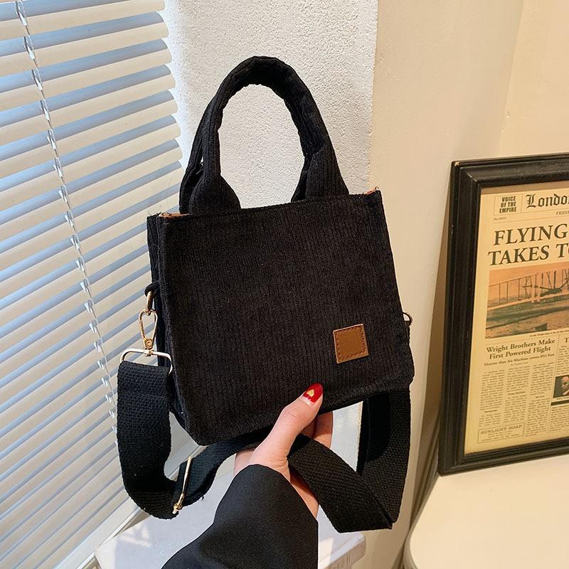 Новая женская сумка на плечо Вельветовая Модная Сумка Повседневная Простая Универсальная Через плечо