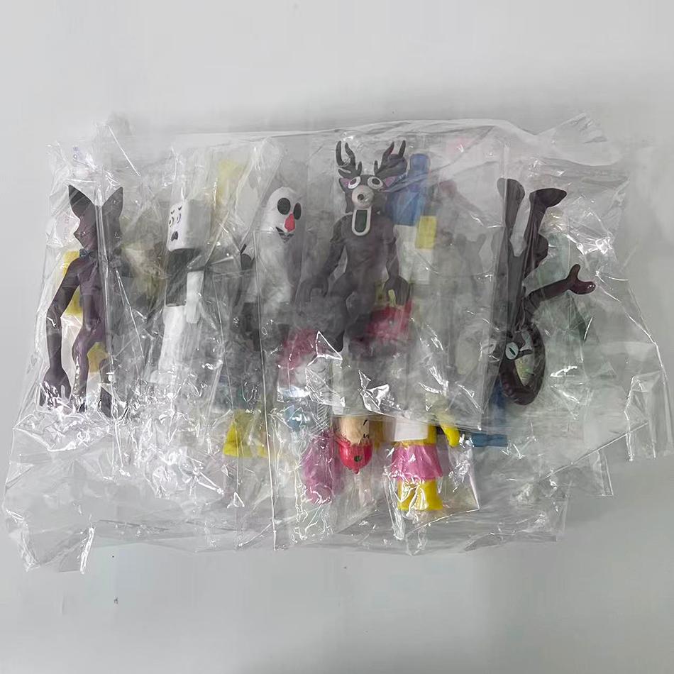 New 99 Nights in The Forest Deer Owl Goat Monster Figures Set Model Assembled Building Blocks Figurine Plastic Toy Gifts