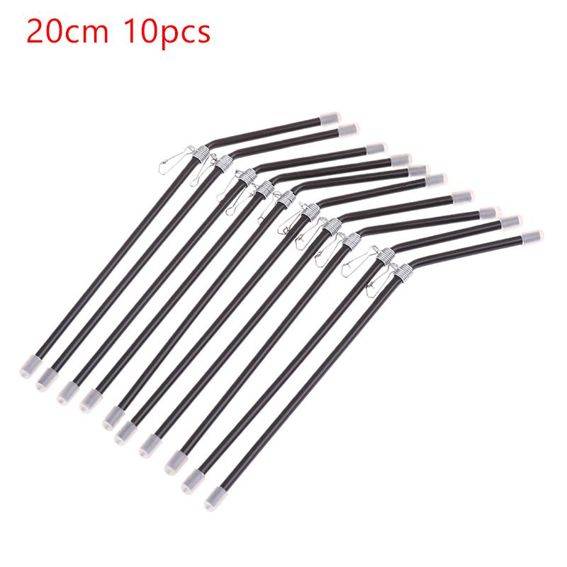 

10 шт. 20/22 см Рыболовный противозакручиватель Фидерный бум Распорка с застежками Балансировочный коннектор Оснастка Роликовый вертлюг с застежками Балансировочный коннектор 20CM