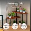 3-Tier Desktop Corner Shelf, Adjustable L-Shaped Organizer, Pine Wood Storage