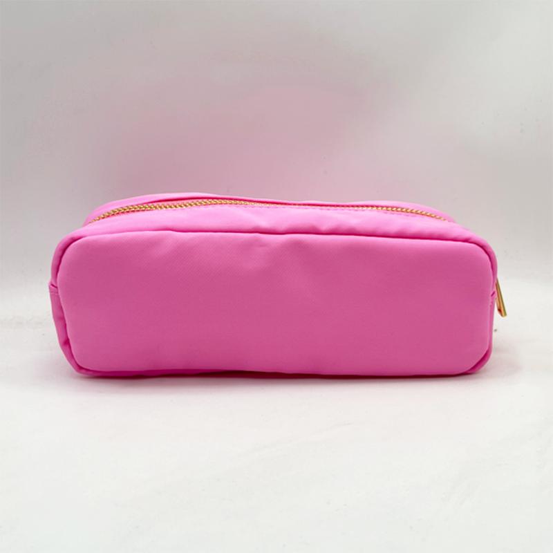 RTS Stock Nylon Girls Durable Colorful Simple School Bag Holder Storage Pouch Bag Gift Cute Marker Pen Classic Slim Pencil Case