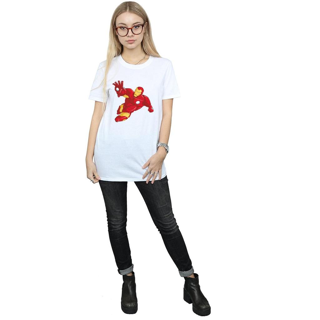 Iron Man Womens/Ladies Boyfriend T-Shirt