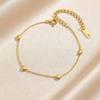 Dainty Heart Bracelet for Women, Minimalist Thin Chain Adjustable Love Charm Bracelet,Tarnish Free Gold Plated Party Jewelry