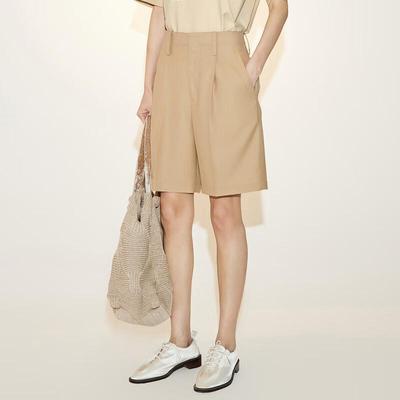 2023 Spring Striped Loose Straight Shorts