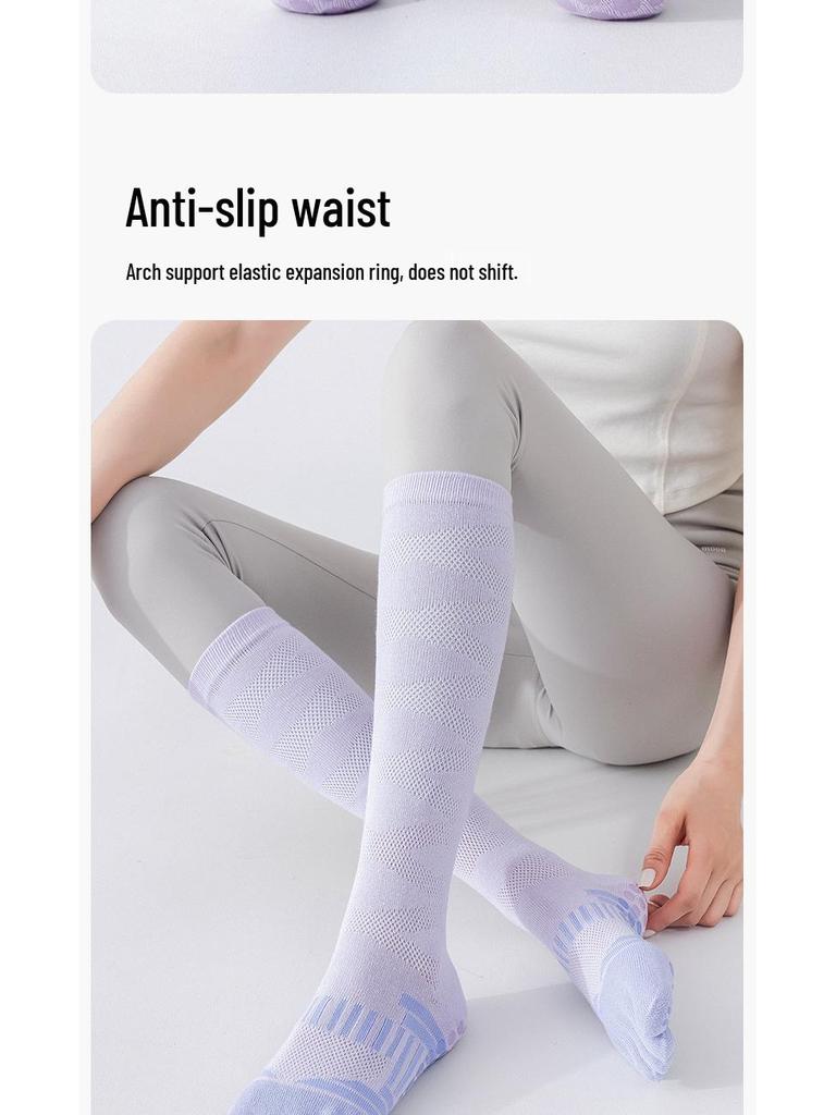 Non-Slip Five-Toe Pilates & Yoga Socks with Massage Sole
