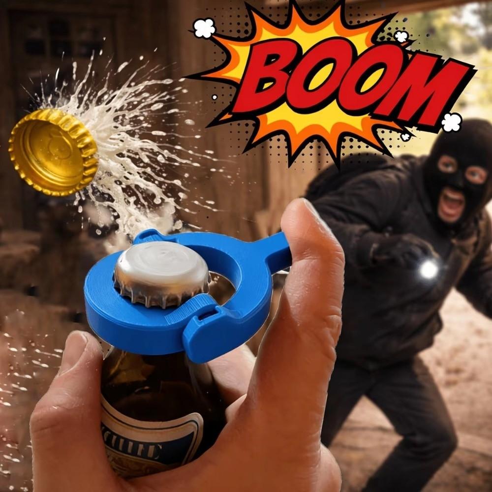 Durable Flying Cap Launcher Universal Soda Bottle Opener New Bottle Cap Launcher Party