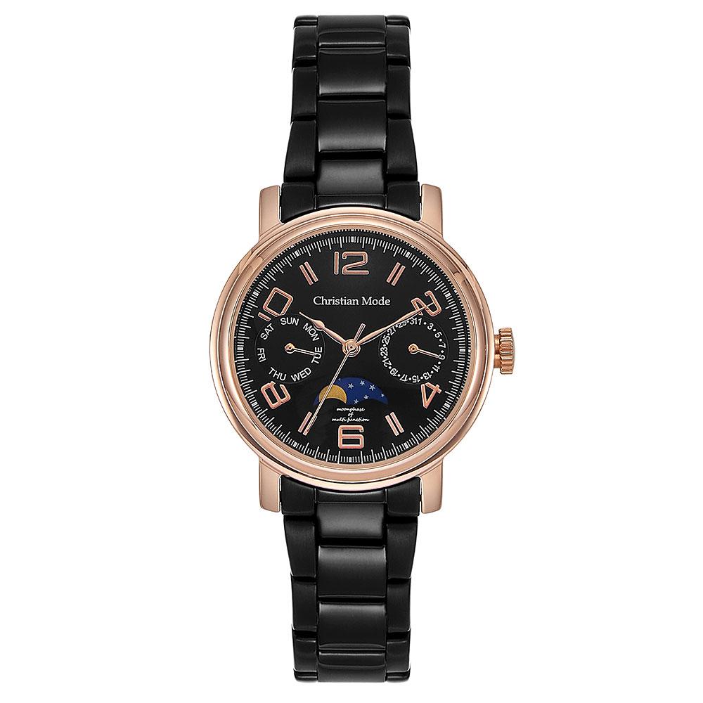 Keuliseuchyanmodeu Women'S Moonphase Metal Watch Cm420Brob_L