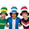 Football Hat Bowler Hats National Flag High Top Cap Football Game Sports Fans Mardi Gras Celebration Party Halloween Headdress