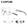 Kapvoe Sunglasses Cycling Glasses Photochromic UV400 Women Outdoor Sports Hiking Running Lightweight MTB Bike Baseball Eyewear