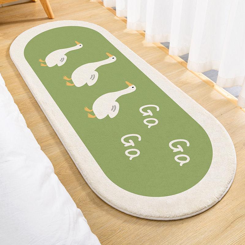 Bedroom Bed Rug Living Room Coffee Table Mat Toilet Door Toilet Door Absorbent Non-slip Foot Mat Bathroom Floor Mat
