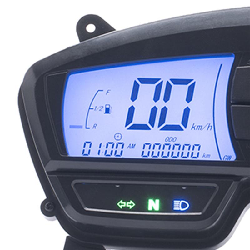 Motorcycle Speedometer LCD Digital Odometer Tachometer For TVS Apache RTR 160 180 TVS160 TVS180 2008 2009 2010-A87Q