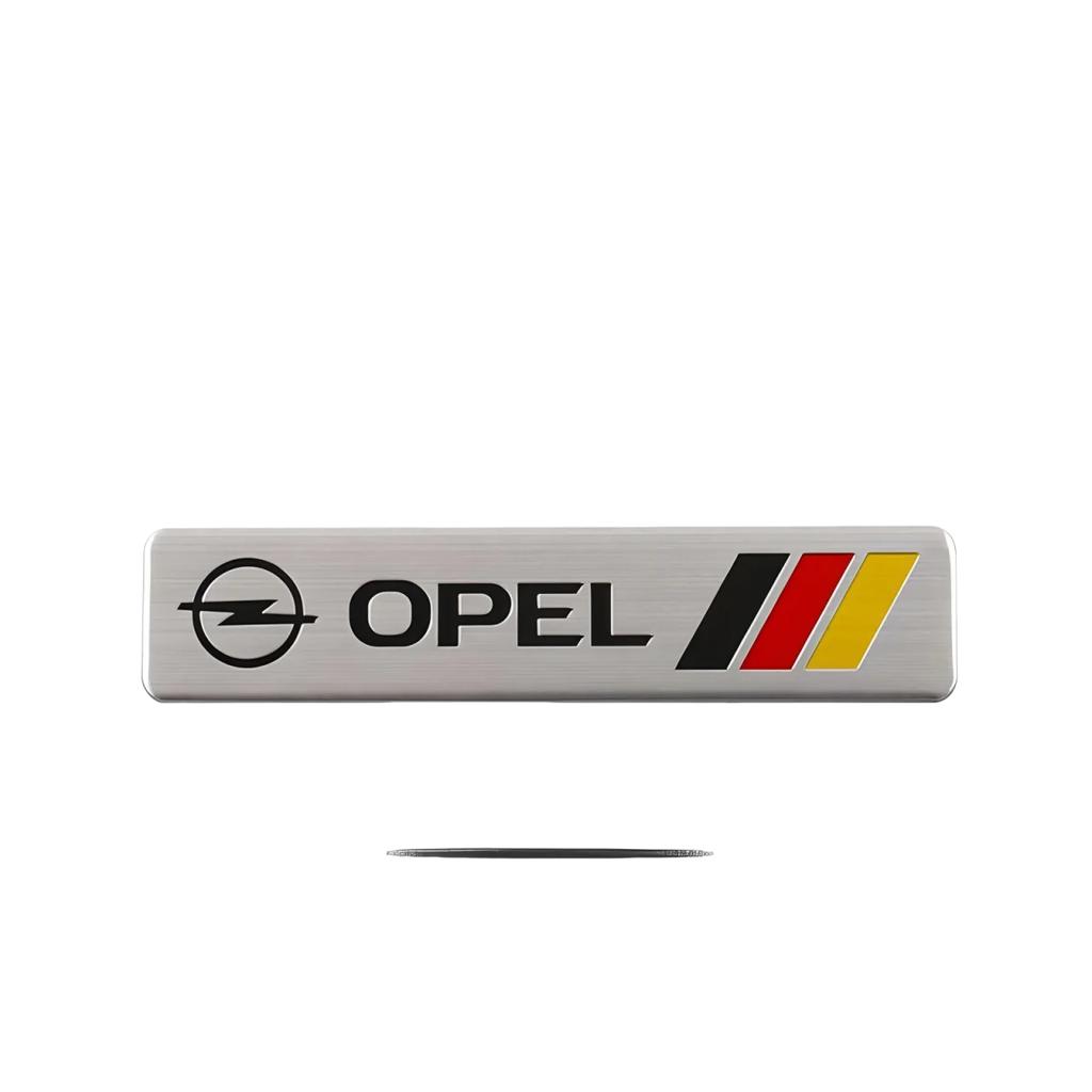Aluminum car parts stickers can be freely pasted on the car body For Opel Astra j Insignia Astra g Corsa Zafira b Vivaro Meriva