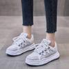 White Sneakers Street Fashion Platform Sneakers Women Casual Jogging Shoes