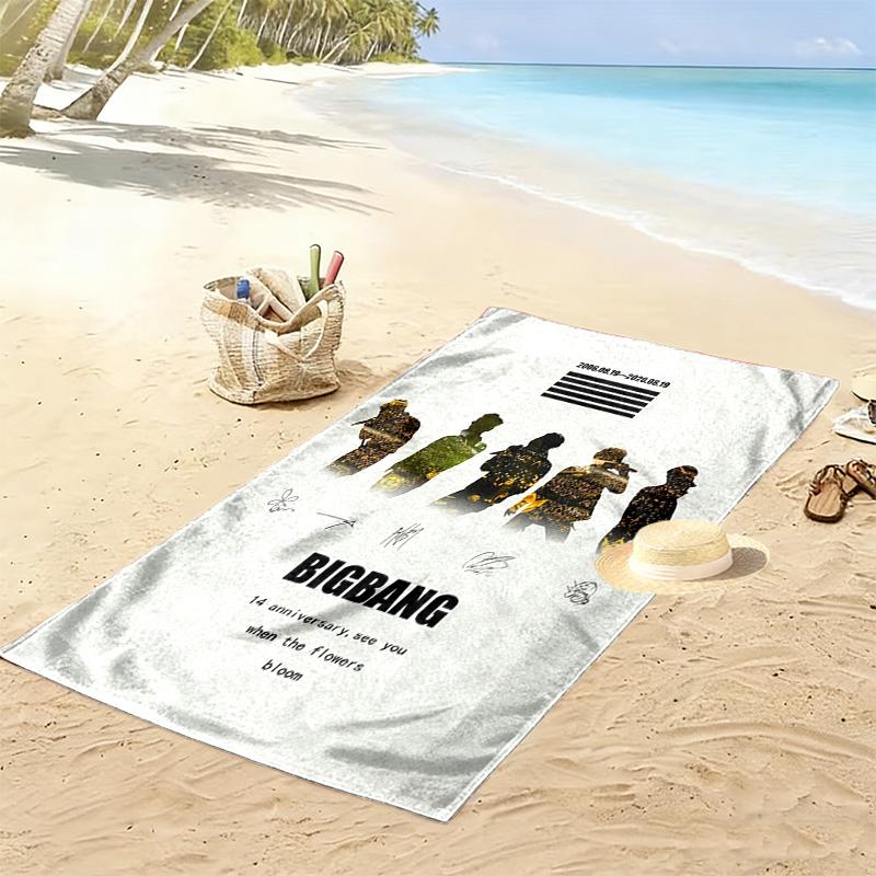 Vibrant Youth Expressions Beach Towel Outdoor Camping Beach Towel for Vacation Photos Quick-drying Swim Towel Swim Seaside Outdoor Picnic Beach Mat